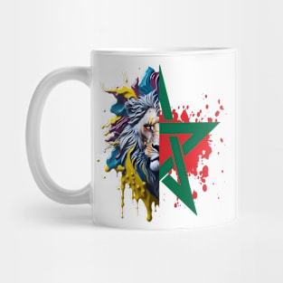 Proud Morocco Flag Gift Moroccan Lovers For Men's Women's Mug